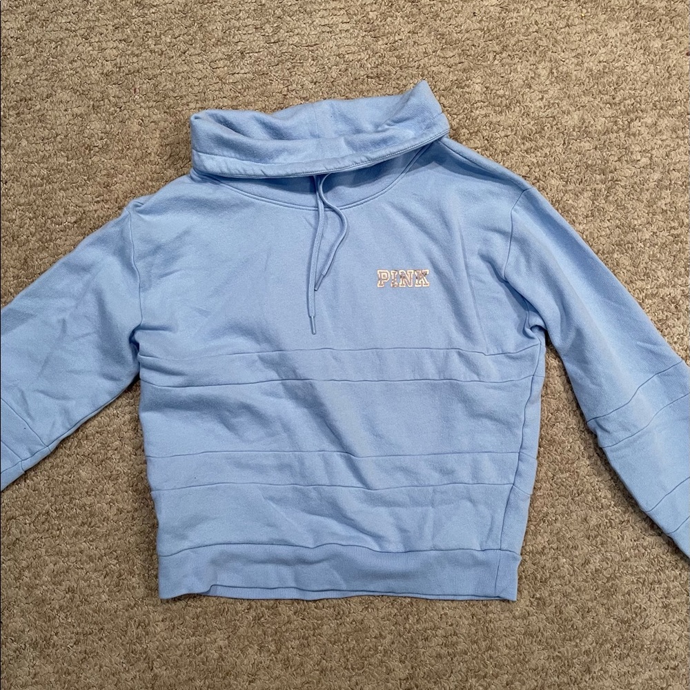 PINK Victoria’s Secret Baby Blue Sweatshirt